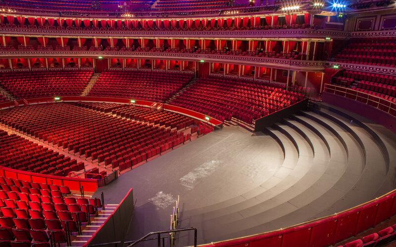 View from your seat Standard layout Royal Albert Hall — Royal Albert